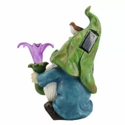 Unbranded Bjxy Funny Resin Dwarf Figurines Cute Gnome Solar Led Light Garden Decoration Statue Gnome Decoration Villa Home Figurines Decor 0401 -Piha myymälä 393878596 max