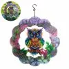 Unbranded 3d Metal Outdoor Garden Decor Wind Spinner (mystical Owl) Garden Crafts Decoration Home Pendant -Piha myymälä 393879190 max