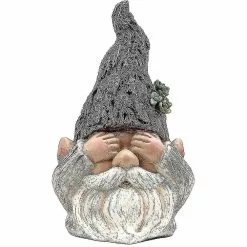 Unbranded Evil Gnome Statue Resin Dwarf Garden Ornament Home Desktop Art Decor