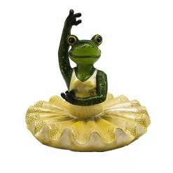 Unbranded Frog Statue Garden Water Fun Floating Pond Pool Frog Decor