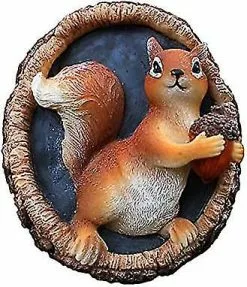Unbranded Cute Squirrel Hanging Ornament Hand Painted Resin Crafts Pendant Garden Yard Decoration -Piha myymälä 407269225 max