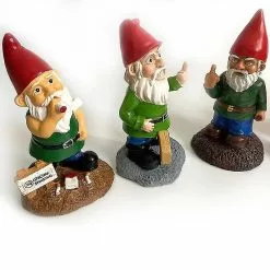 Unbranded Decorative Garden Decorative Gnome Resin Crafts Cartoon Gnome Statue White Bearded Old Man - Style 9 -Piha myymälä 410099915 max