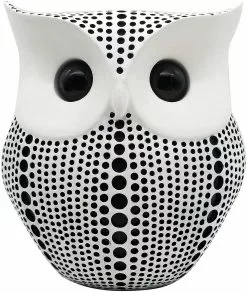Unbranded Owl Craft Statues Home Decor - White Owl Figurines, Animal Statue, Small Accents For Bedroom, Office, Garden, Bookshelf , Tv Stand Decoration(white)