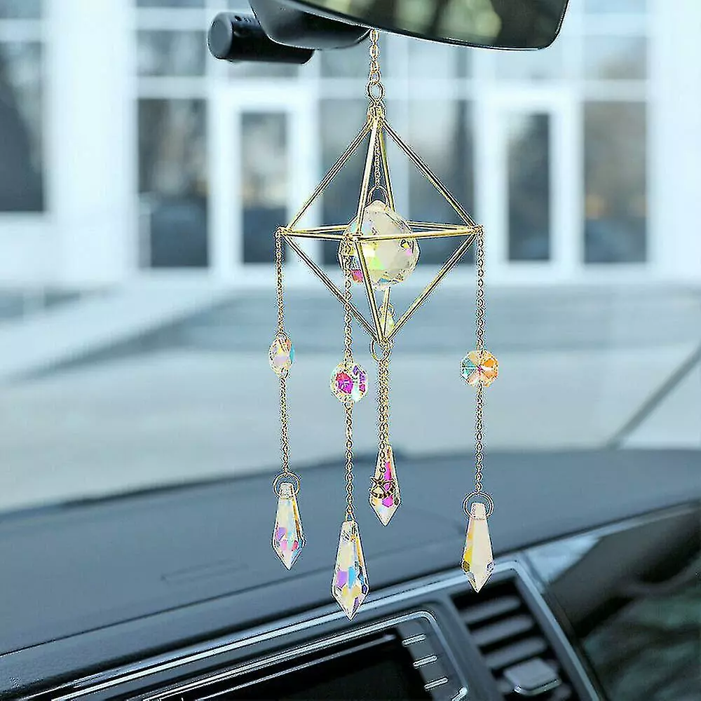 Unbranded Crystal Suncatcher Hanging Wind Chimes Wind Chime Home Garden Decor K9 6 Unbranded Crystal Suncatcher Hanging Wind Chimes Wind Chime Home Garden Decor K9 - Image 4