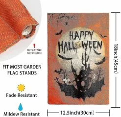 Unbranded 2023- Garden Flag Double Flag, Ghost Pumpkin Bat Castle Rough Room Garden Garden Banner, For Garden Garden Outdoor Decoration 8 Unbranded 2023- Garden Flag Double Flag, Ghost Pumpkin Bat Castle Rough Room Garden Garden Banner, For Garden Garden Outdoor Decoration -Piha myymälä 428041047 max