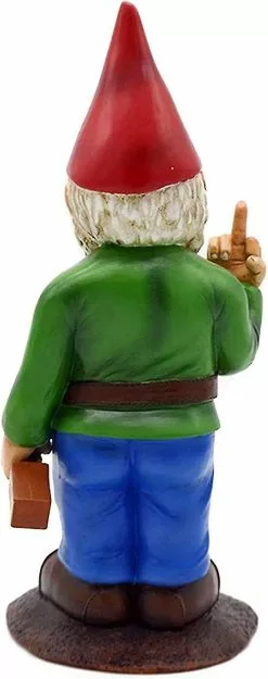 Unbranded 2023-15 Cm Middle Finger - Gnomes Go Away Statue Funny Garden Lawn Ornaments, Indoor Or Outdoor Decorations -Piha myymälä 428048844 max