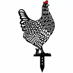 Unbranded 5pcs Yard Art Garden Chicken Statues, Outdoor Winter Decorations -Piha myymälä 439524212 max