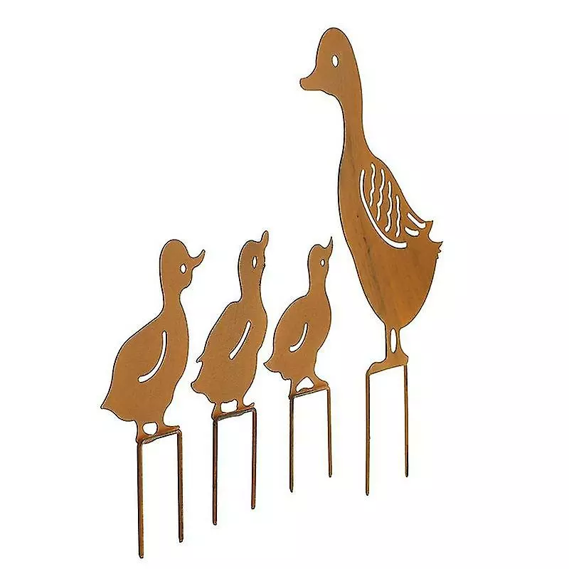 Unbranded 4pcs/set Metal Ducks Decorative Garden Stakes - Ducks Family Outdoor Silhouette Decoration 6 Unbranded 4pcs/set Metal Ducks Decorative Garden Stakes - Ducks Family Outdoor Silhouette Decoration - Image 4