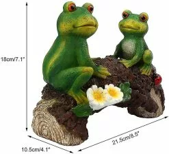Unbranded Garden Frog Statue Made Of Resin, Garden Statue For Courtyard Lawn Courtyard Garden -Piha myymälä 442799427 max