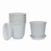 Unbranded 6pcs Garden Plastic Flower Plant Pots Set Indoor For House Foliage -Piha myymälä 442804338 max