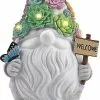 Unbranded Garden Gnome Statues , Solar Powered Outdoor Lights Art Gifts With 10 Warm White Leds A -Piha myymälä 446610247 max