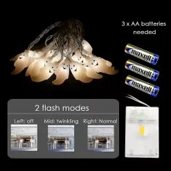 Baicccf Other Decoration For Christmas Halloween String Lights 3 Meters 20 Pieces Ghosts Light Room Garden Decoration Light Up For Halloween Decoration Assort -Piha myymälä 449759060 max