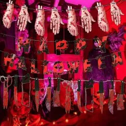 Baicccf Other Decoration For Christmas Halloween Decoration Horror Hanging Decoration Bloody And Hand Foot Garland Decoration Set, Garden Party Hanging Decora -Piha myymälä 449784814 max