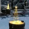 Unbranded Sajy Christmas Decoration Mini Christmas Tree Outdoor Garden Luminous Snow Led Lights A -Piha myymälä 450468564 max