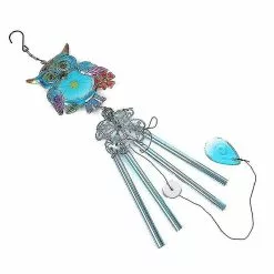Unbranded Wind Chime Pendant Metal Owl Wind Chimes Garden Outdoor Decorative Hanging Pendant Red -Piha myymälä 465047758 max