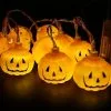 Blythe Halloween Pumpkin String Lights 3 Metres 20 Pieces For Room Garden Decoration(1set,orange) -Piha myymälä 466329818 max