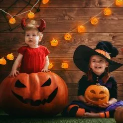 Blythe Halloween Pumpkin String Lights 3 Metres 20 Pieces For Room Garden Decoration(1set,orange) -Piha myymälä 466330186 max