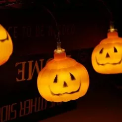 Blythe Halloween Pumpkin String Lights 3 Metres 20 Pieces For Room Garden Decoration(1set,orange) -Piha myymälä 466330400 max