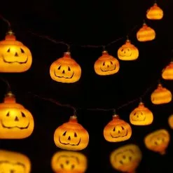Blythe Halloween Pumpkin String Lights 3 Metres 20 Pieces For Room Garden Decoration(1set,orange) -Piha myymälä 466330555 max