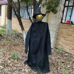 Unbranded 68 Inch Halloween Witch Props With Colorful Led Head Outdoor Scary Witch Plug-in Halloween Witch Ornament For Yard Garden Party Bar Creepy Decoration, -Piha myymälä 479313205 max