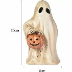 Unbranded Halloween Garden Statue, Halloween Scary Ghost Pumpkin Statue, Horror Dwarf Ornaments, Natural Resin Halloween Garden Ornaments For Your Lawn Or Porch -Piha myymälä 479313729 max