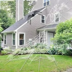 Unbranded Halloween Spider Web Set Decorative Halloween Costume Prop For Garden Decor -Piha myymälä 479314205 max