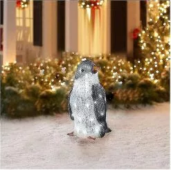 Unbranded 3pc Light-up Penguin Christmas Outdoor Decorations With Led Garden Lights 9 Unbranded 3pc Light-up Penguin Christmas Outdoor Decorations With Led Garden Lights -Piha myymälä 489252163 max