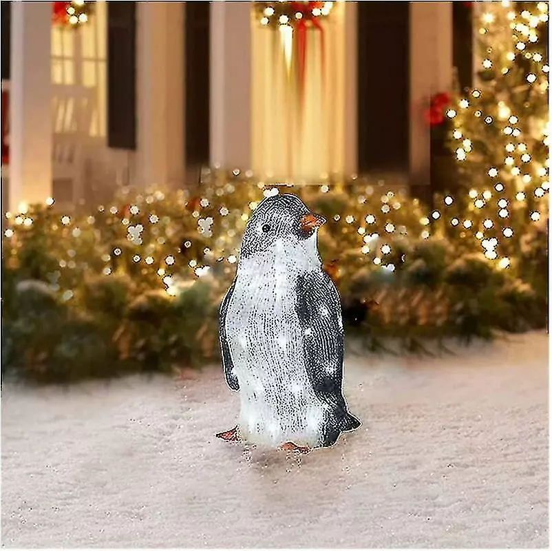 Unbranded 3pc Light-up Penguin Christmas Outdoor Decorations With Led Garden Lights 5 Unbranded 3pc Light-up Penguin Christmas Outdoor Decorations With Led Garden Lights - Image 3