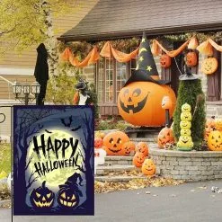 Unbranded Halloween Pumpkin Flag Garden Flag Happy Halloween Flags Hocus Pocus Inflatables Flag Halloween Witch Outdoor Decor Yard Flags Decorations Halloween W -Piha myymälä 492047597 max