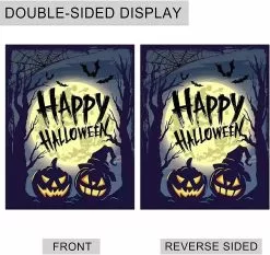 Unbranded Halloween Pumpkin Flag Garden Flag Happy Halloween Flags Hocus Pocus Inflatables Flag Halloween Witch Outdoor Decor Yard Flags Decorations Halloween W -Piha myymälä 492047612 max