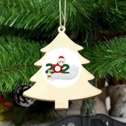 Unbrand 6pcs Garden Christmas Tree Wooden Sign Ornaments Diy Hanging Decorations For Xmas Parties Christmas -Piha myymälä 496258320 max