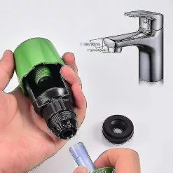 Unbranded 2 Packs Faucet Adapter Water Pipe Connector, Hose Tap Connector, Adjustable Plastic Garden Hose Fitt -Piha myymälä 504182641 max
