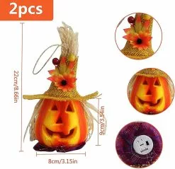 Unbranded Halloween Foam Pumpkin Lantern Jack Pumpkin Flashing Lantern Light Up Decoration Haunted House Decorative Props Garden Decor Halloween Party Supplies2 -Piha myymälä 504457755 max