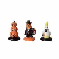 Unbranded Christmas Pumpkin Ghost Design Ornaments Creative Mini Craft Garden Courtyard Resin Decoration Gift Home Microlandscape Supplies Diy Accessoryorange3p
