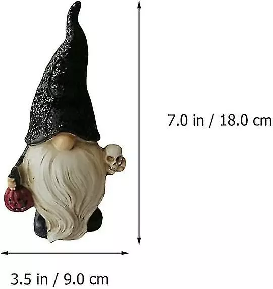 Unbranded Christmas Gnomes Decorations Resin Gnome Elf Dwarf Figurine Statue With Pumpkin Skull Bonsai Figures Table Centerpiece Fairy Garden Decoration Party F 4 Unbranded Christmas Gnomes Decorations Resin Gnome Elf Dwarf Figurine Statue With Pumpkin Skull Bonsai Figures Table Centerpiece Fairy Garden Decoration Party F - Image 2