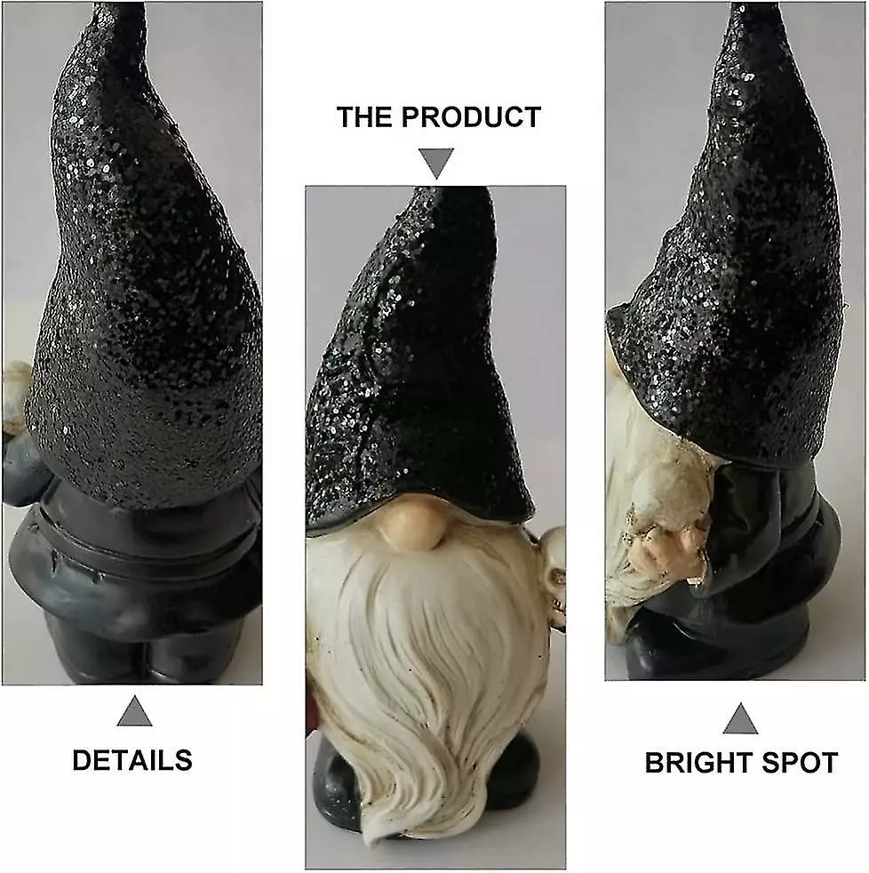 Unbranded Christmas Gnomes Decorations Resin Gnome Elf Dwarf Figurine Statue With Pumpkin Skull Bonsai Figures Table Centerpiece Fairy Garden Decoration Party F 5 Unbranded Christmas Gnomes Decorations Resin Gnome Elf Dwarf Figurine Statue With Pumpkin Skull Bonsai Figures Table Centerpiece Fairy Garden Decoration Party F - Image 3