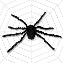 Sunshine® Halloween 60 Giant Fake Spider Web Decoration, With 200" Spider Web For Outdoor& Indoor Halloween Decoration In Yard, Lawn And Garden, Haunted House, -Piha myymälä 509656855 max