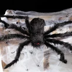 Sunshine® Halloween 60 Giant Fake Spider Web Decoration, With 200" Spider Web For Outdoor& Indoor Halloween Decoration In Yard, Lawn And Garden, Haunted House, -Piha myymälä 509656884 max