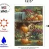 Unbranded Home Garden Toland-farm Pumpkin-decorative Harvest Fall Autumn Flower Floral Rustic Usa-produced Garden Flag -Piha myymälä 513649539 max