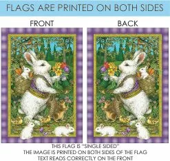 Unbranded Home Garden Classic Bunny Garden Flag 9 Unbranded Home Garden Classic Bunny Garden Flag -Piha myymälä 513649878 max