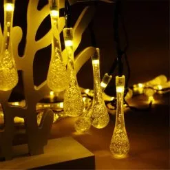 Unbranded Outdoor Garden Party 30 Led Teardrop Solar Waterproof Garden Lantern String -Piha myymälä 515529848 max