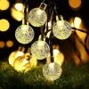 Nzexv Solar Garden Pghts, 50 Led 7m/24ft Outdoor String Pghts Waterproof 8 Modes Indoor/outdoor Garden, Patio, Yard, Home, Party, Wedding, Festival Decorati -Piha myymälä 536292898 max
