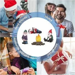 Unbranded Sunrain Garden Decoration, Puutarhatonttu, Puutarhakoristeita Hahmot, Humalassa Kääpiöt Hauska Mikro Maat -Piha myymälä 548252657 max