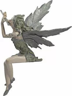 Unbranded Fairy Of The West Wind Sitting Garden Statue, Polyresin, Two Tone Stone(1pcs, Brown) -Piha myymälä 556457081 max