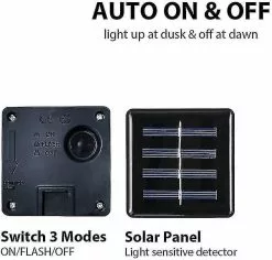 Chuangfa Outdoor Solar Garland, 6.5m 50 Led Flower Fairy Lights With 2 Lighting Modes Light Decoration Compatible With Christmas, Tree, Garden, Terrace, Balcon -Piha myymälä 557792057 max