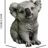 Cold Frost Resin Animal Garden Statue Koala Bear Outdoor Sculpture Ornaments Funny Outdoor Sculpture -Piha myymälä 557927805 max