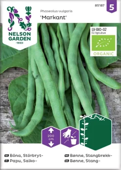 Nelson Garden Siemen Papu, Salko-, Markant, Luomu