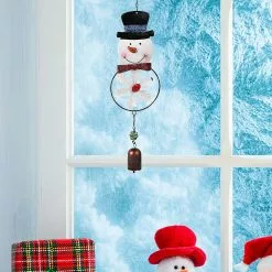 Unbranded Creative Iron Christmas Wind Chime Color Pendant Home Santa Bell Balcony Garden Decoration -Piha myymälä 560047224 max