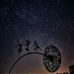 Unbranded Fairies Dandelions Dance Together Ornament Garden Sculpture Decor Outdoor Statue -Piha myymälä 569021174 max