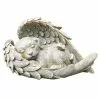 Unbranded Display Mold Sleeping Dog Angel Wing Design Exquisite Resin Garden Home Ornament Accessories For Dec 2 -Piha myymälä 571152222 max
